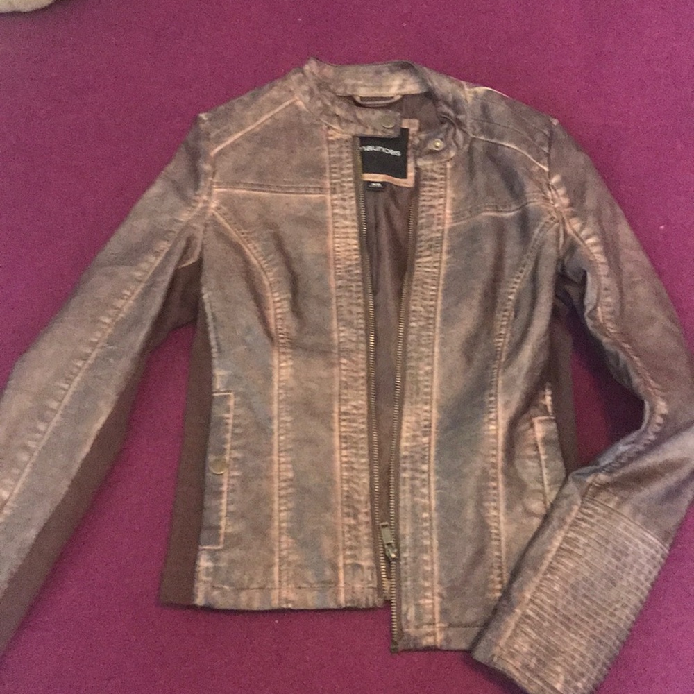 Brown Leather Jacket - image 3